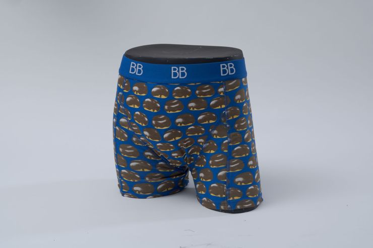 BOXERSHORT BOSSCHE BOL BLAUW - Maat M
