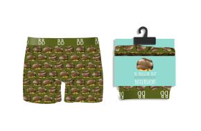 BOXERSHORT BOSSCHE BOL OLIJFGROEN - Maat XL