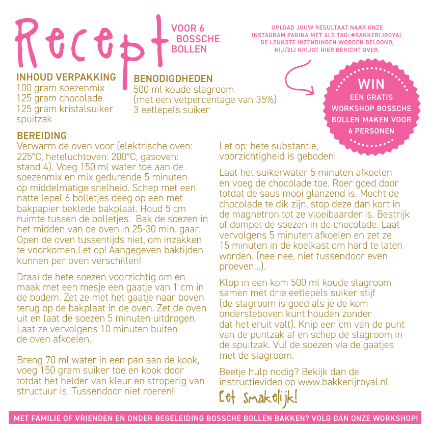 Receptenlijst DHZ